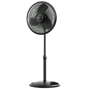 Black Oscillating Stand Fan